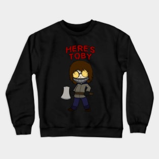 creepypasta Ticci Toby chibi Crewneck Sweatshirt